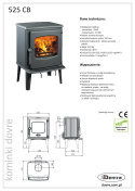 DOVRE PIEC WOLNOSTOJĄCY 525 CB