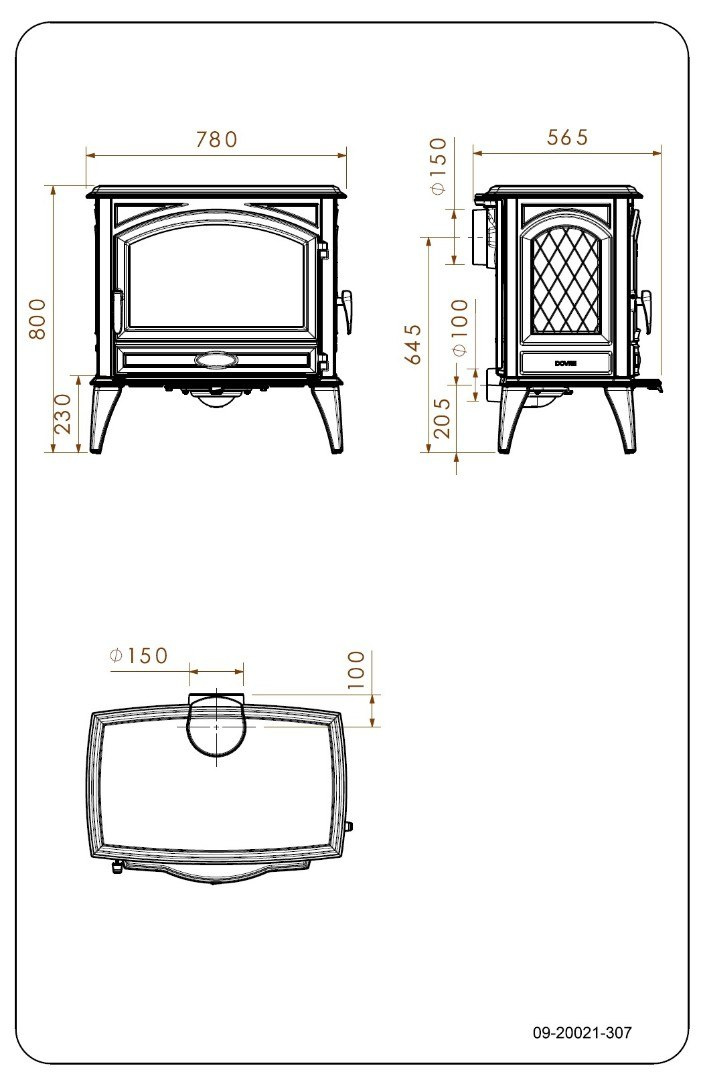 DOVRE PIEC WOLNOSTOJĄCY 760 WD DOVRE PIEC WOLNOSTOJĄCY 760 WD