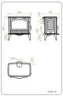 DOVRE PIEC WOLNOSTOJĄCY 760 WD