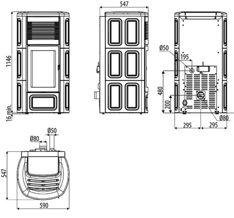 MCZ PIEC WOLNOSTOJĄCY SUITE AIR MCZ PIEC WOLNOSTOJĄCY SUITE AIR