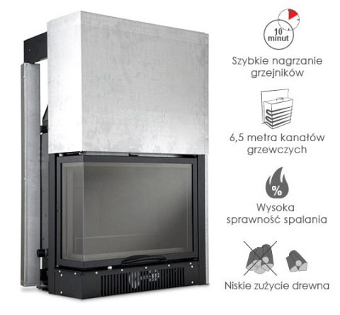 MCZ WKŁAD KOMINKOWY HYDROTHERM 70 LH MCZ WKŁAD KOMINKOWY HYDROTHERM 70 LH