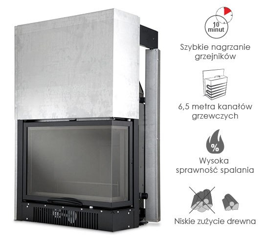 MCZ WKŁAD KOMINKOWY HYDROTHERM 70 RH MCZ WKŁAD KOMINKOWY HYDROTHERM 70 RH