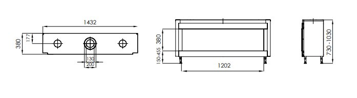DREAMFIRE KOMINEK GAZOWY 140 DREAMFIRE KOMINEK GAZOWY 140