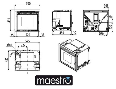 MCZ WKŁAD KOMINKOWY BOXTERM 60 SLIDE AIR MCZ WKŁAD KOMINKOWY BOXTERM 60 SLIDE AIR