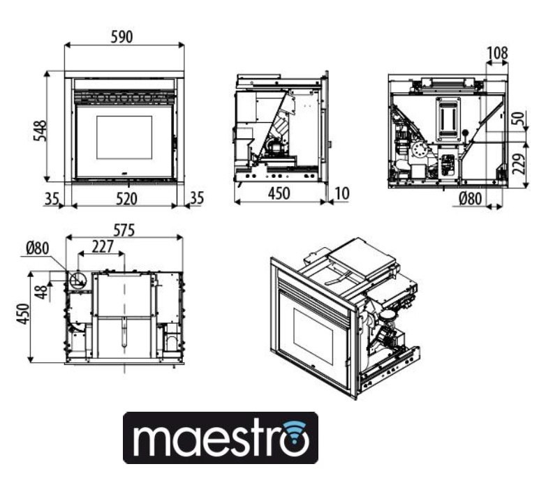 MCZ WKŁAD KOMINKOWY BOXTERM 70 BASIC AIR MCZ WKŁAD KOMINKOWY BOXTERM 70 BASIC AIR