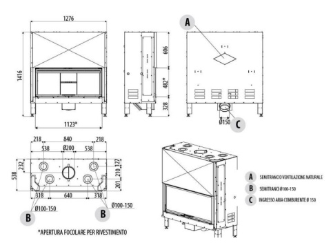 MCZ WKŁAD KOMINKOWY PLASMA 115 MCZ WKŁAD KOMINKOWY PLASMA 115