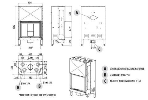 MCZ WKŁAD KOMINKOWY PLASMA 85 MCZ WKŁAD KOMINKOWY PLASMA 85