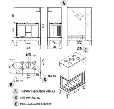MCZ WKŁAD KOMINKOWY PLASMA 95 DX LH MCZ WKŁAD KOMINKOWY PLASMA 95 DX LH