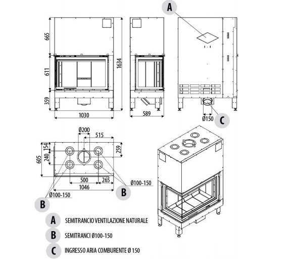 MCZ WKŁAD KOMINKOWY PLASMA 95 SX RH MCZ WKŁAD KOMINKOWY PLASMA 95 SX RH