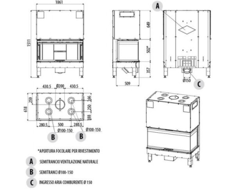 MCZ WKŁAD KOMINKOWY PLASMA T95 MCZ WKŁAD KOMINKOWY PLASMA T95