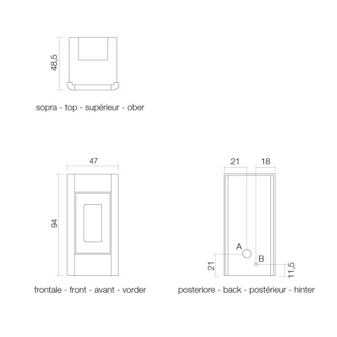 CADEL PIEC SWEET3 AIR 6,5 KW CADEL PIEC SWEET3 AIR 6,5 KW