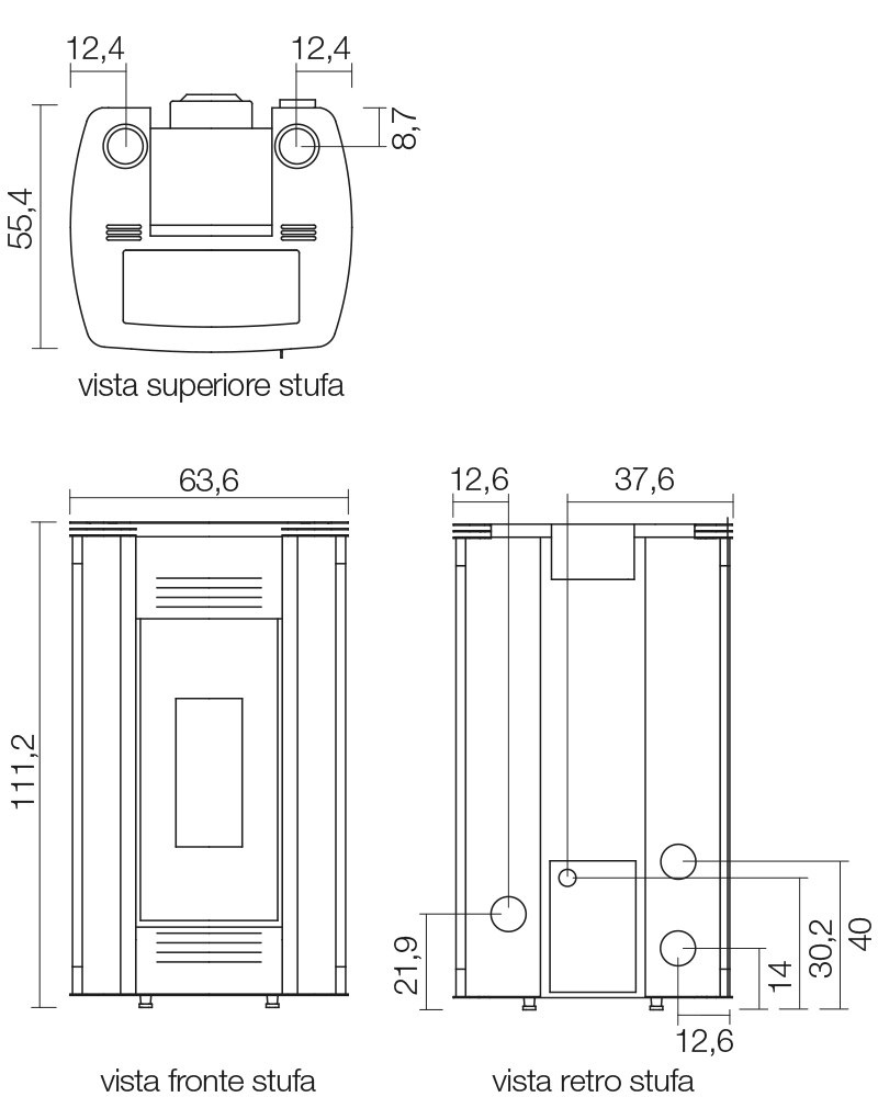 CADEL PIEC VENUS3 AIR PLUS BLACHA 12,5 KW CADEL PIEC VENUS3 AIR PLUS BLACHA 12,5 KW