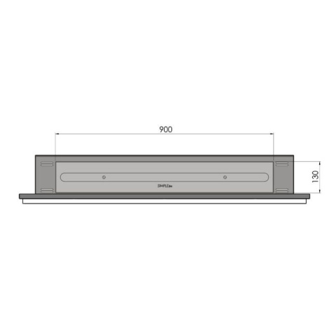 SIMPLE FIRE BIOKOMINEK FRAME 1200 CZARNY SIMPLE FIRE BIOKOMINEK FRAME 1200 CZARNY