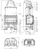 HAAS+SOHN WKŁAD KOMINKOWY NOVARA 17