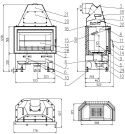 HAAS+SOHN WKŁAD KOMINKOWY NOVARA