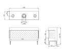 HELEX KOMINEK GAZOWY TRIMLINE 120 CORNER