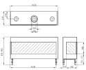 HELEX KOMINEK GAZOWY TRIMLINE 140 CORNER