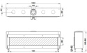 HELEX KOMINEK GAZOWY TRIMLINE 170 FRONT