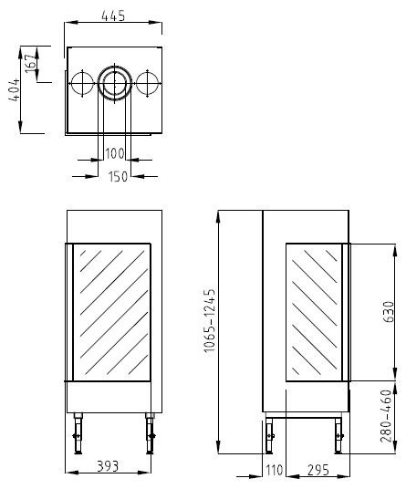 HELEX KOMINEK GAZOWY TRIMLINE 38 CORNER HELEX KOMINEK GAZOWY TRIMLINE 38 CORNER