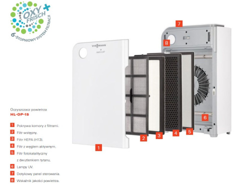 VIESSMANN OCZYSZCZACZ POWIETRZA HL-OP-15 VIESSMANN OCZYSZCZACZ POWIETRZA HL-OP-15