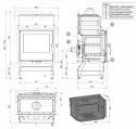 HAAS+SOHN WKŁAD KOMINKOWY VESUVIO II/13/1S