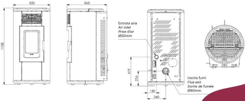 RAVELLI PIEC WOLNOSTOJĄCY R-EVOLUTION 9 V CERAMIKA RAVELLI PIEC WOLNOSTOJĄCY R-EVOLUTION 9 V CERAMIKA
