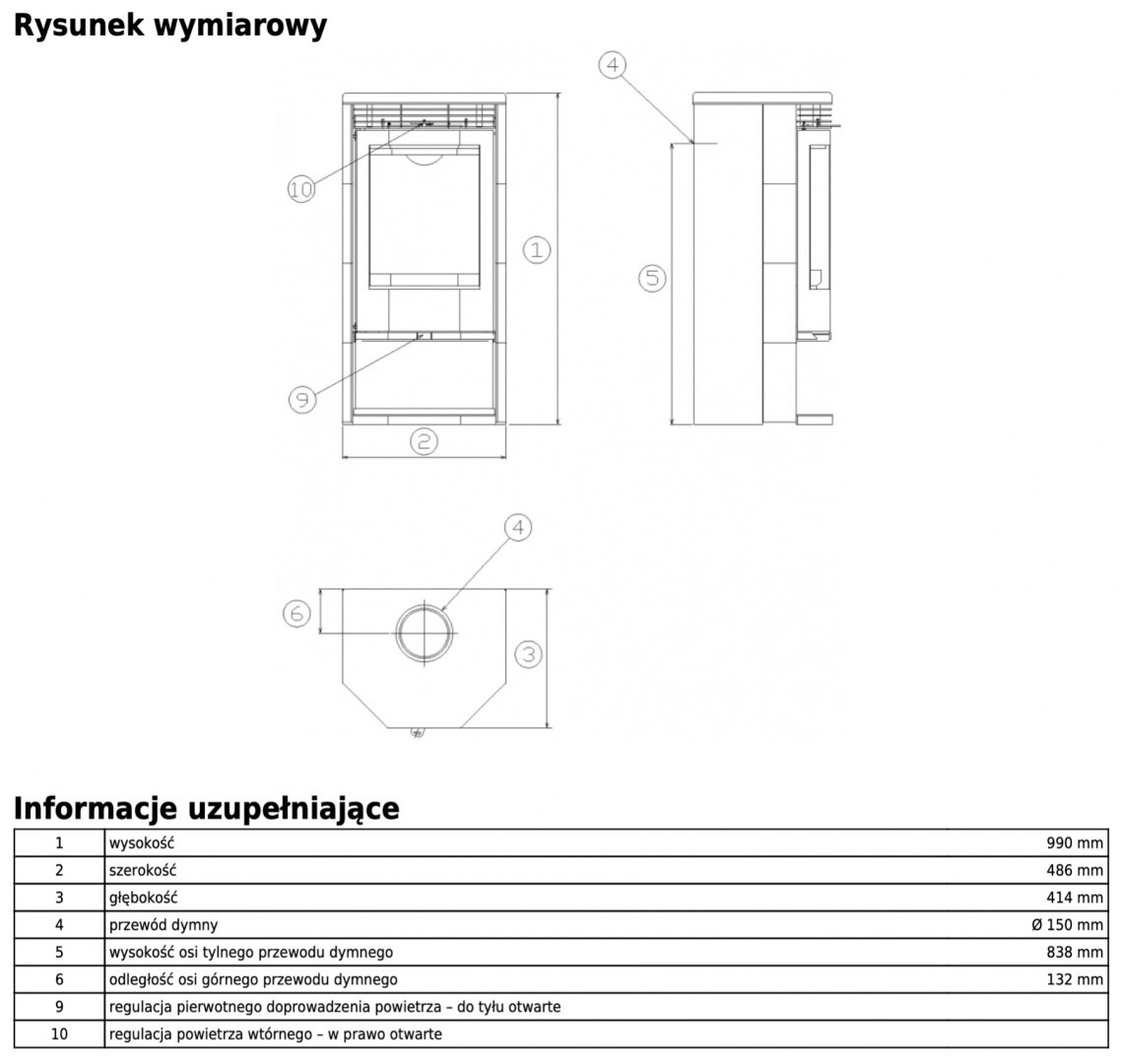 ABX PIEC KOMINKOWY ARDEN ABX PIEC KOMINKOWY ARDEN