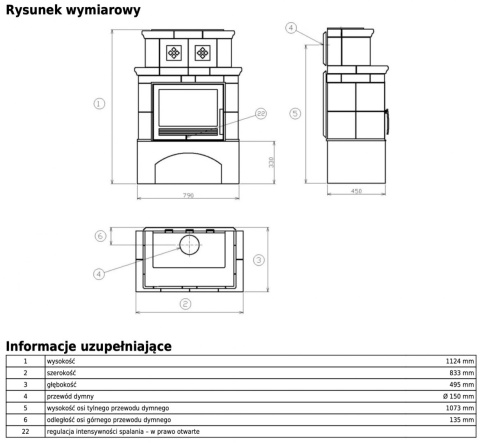 ABX PIEC KOMINKOWY VALENCIE KAFLE NATUR/SIENA ABX PIEC KOMINKOWY VALENCIE KAFLE NATUR/SIENA