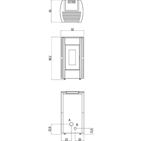 CADEL PIEC PERLA 7,0 KW CADEL PIEC PERLA 7,0 KW