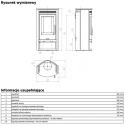 ABX PIEC KOMINKOWY ARKTIS 4 PIASKOWIEC