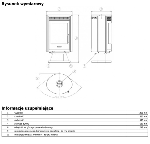 ABX PIEC KOMINKOWY ARKTIS 8 OBROTOWY PIASKOWIEC/CZARNY ABX PIEC KOMINKOWY ARKTIS 8 OBROTOWY PIASKOWIEC/CZARNY