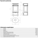 ABX PIEC KOMINKOWY ATRIUM 7 CZARNY