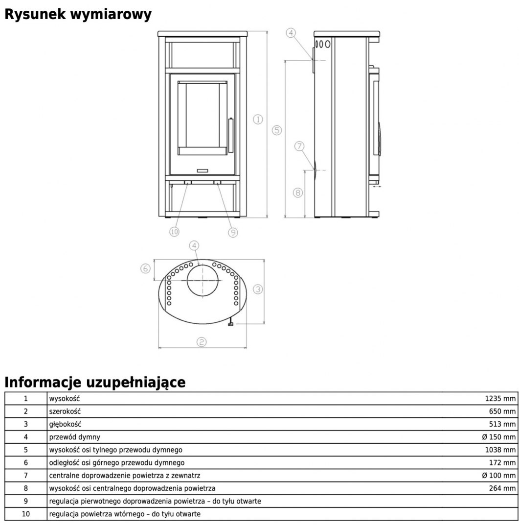 ABX PIEC KOMINKOWY POLAR 8 PIASKOWIEC ABX PIEC KOMINKOWY POLAR 8 PIASKOWIEC