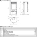 ABX PIEC KOMINKOWY TARTU 5 PIASKOWIEC/CZARNY