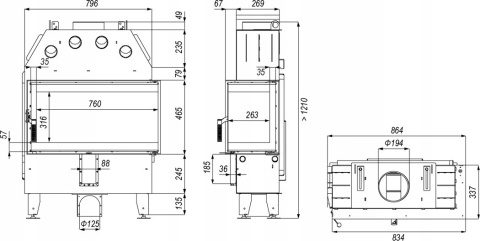 DEFRO WKŁAD KOMINKOWY HOME INTRA ME BL SLIM DEFRO WKŁAD KOMINKOWY HOME INTRA ME BL SLIM