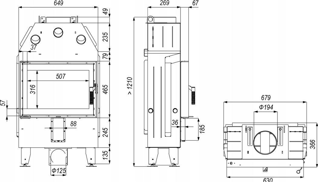 DEFRO WKŁAD KOMINKOWY HOME INTRA SM SLIM DEFRO WKŁAD KOMINKOWY HOME INTRA SM SLIM