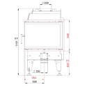 BEF HOME WKŁAD KOMINKOWY THERM 8 CP/CL