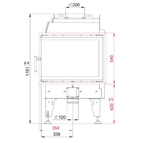 BEF HOME WKŁAD KOMINKOWY THERM 8 CP/CL BEF HOME WKŁAD KOMINKOWY THERM 8 CP/CL