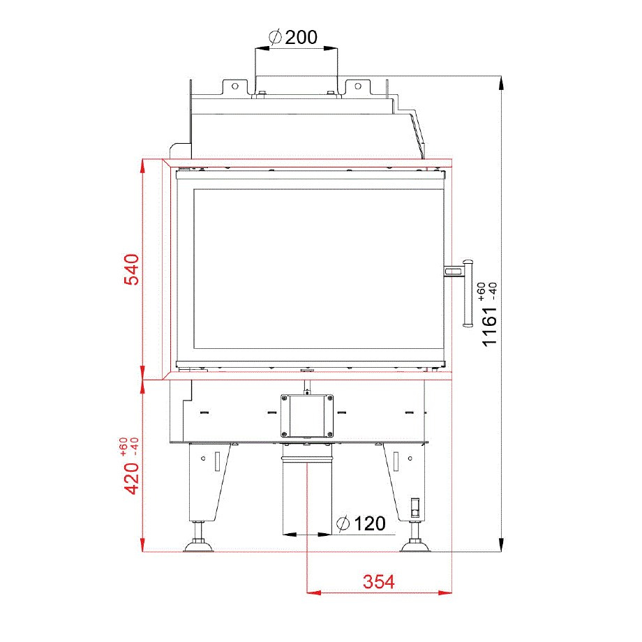 BEF HOME WKŁAD KOMINKOWY THERM 8 CP/CL BEF HOME WKŁAD KOMINKOWY THERM 8 CP/CL