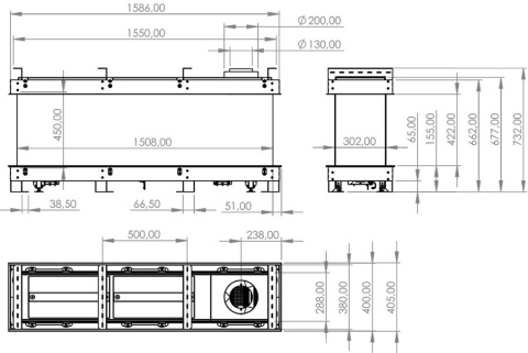 ELEMENT4 KOMINEK GAZOWY SUMMUM 140 4/S ELEMENT4 KOMINEK GAZOWY SUMMUM 140 4/S