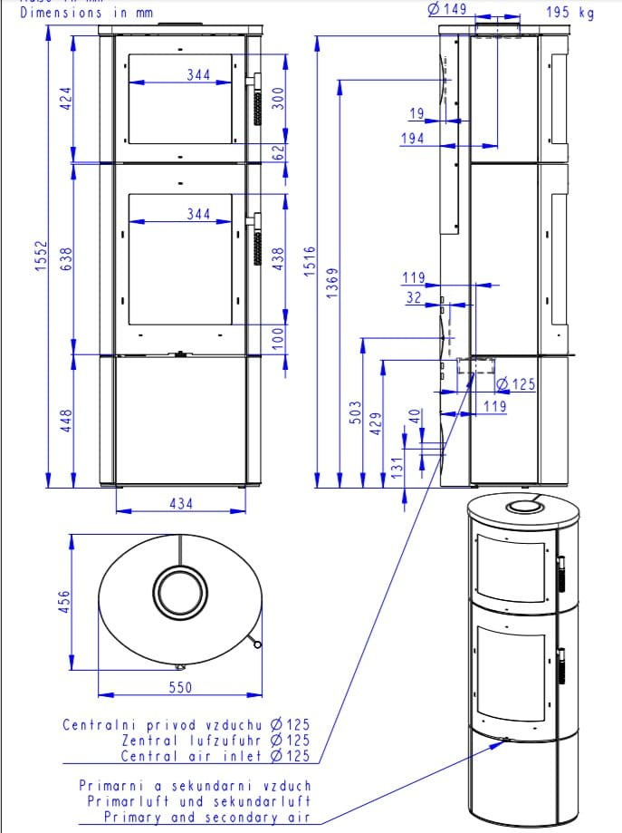 ROMOTOP PIEC KOMINKOWY Z PIEKARNIKIEM LUGO N 03 BF METAL ROMOTOP PIEC KOMINKOWY Z PIEKARNIKIEM LUGO N 03 BF METAL