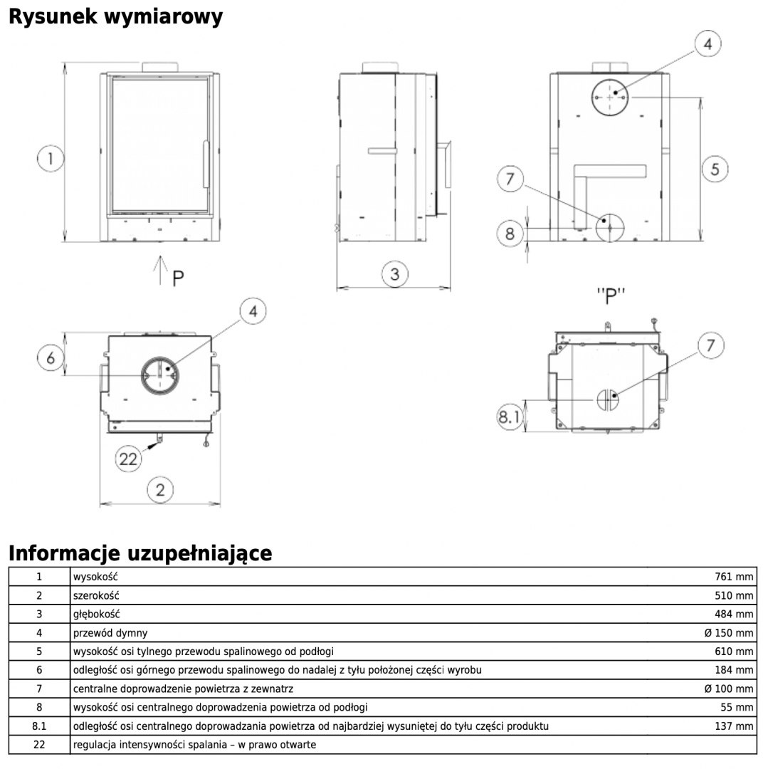 ABX WKŁAD KOMINKOWY ORION ABX WKŁAD KOMINKOWY ORION