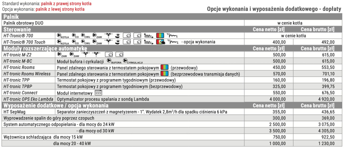 HEIZTECHNIK KOCIOŁ HT EKO GL 40 HEIZTECHNIK KOCIOŁ HT EKO GL 40