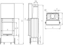 KOBOK WKŁAD KOMINKOWY VERTICAL VD 510/570