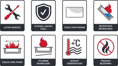 KRATKI BIOKOMINEK BESTA CZARNY KRATKI BIOKOMINEK BESTA CZARNY