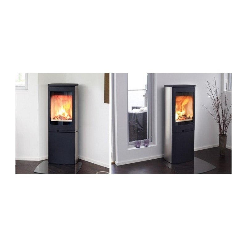 NORDPEIS PIEC KOMINKOWY DUO 5 BOKI ALUMINIUM NORDPEIS PIEC KOMINKOWY DUO 5 BOKI ALUMINIUM