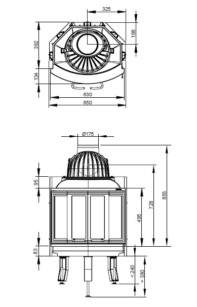 NORDPEIS WKŁAD KOMINKOWY NI-25 SZPROSY NORDPEIS WKŁAD KOMINKOWY NI-25 SZPROSY