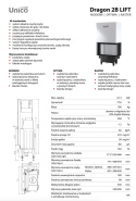 UNICO WKŁAD KOMINKOWY DRAGON 2B LIFT MODERN