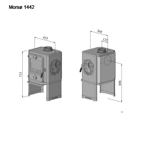 MORSO PIEC WOLNOSTOJĄCY KONWEKCYJNY 1442 MORSO PIEC WOLNOSTOJĄCY KONWEKCYJNY 1442