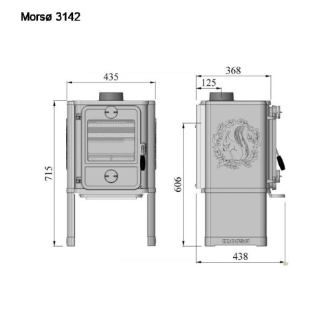 MORSO PIEC WOLNOSTOJĄCY KONWEKCYJNY 3142 MORSO PIEC WOLNOSTOJĄCY KONWEKCYJNY 3142